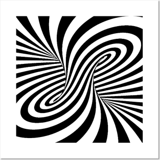 Op Art Trippy Optical Illusion Posters and Art